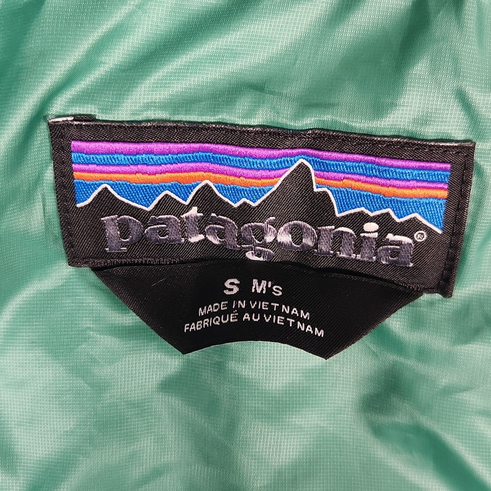 Patagonia Nano Puff Hoody Mens Small Green Primaloft Insulated Packable Hiking - Picture 5 of 15